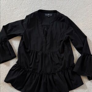 Tuckernuck black Pamander Place tiered tunic